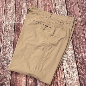 Royal Robbins Outdoor Men Nylon Khaki Stretch Lightweight Cargo Sz‎ 34x32 FLAW